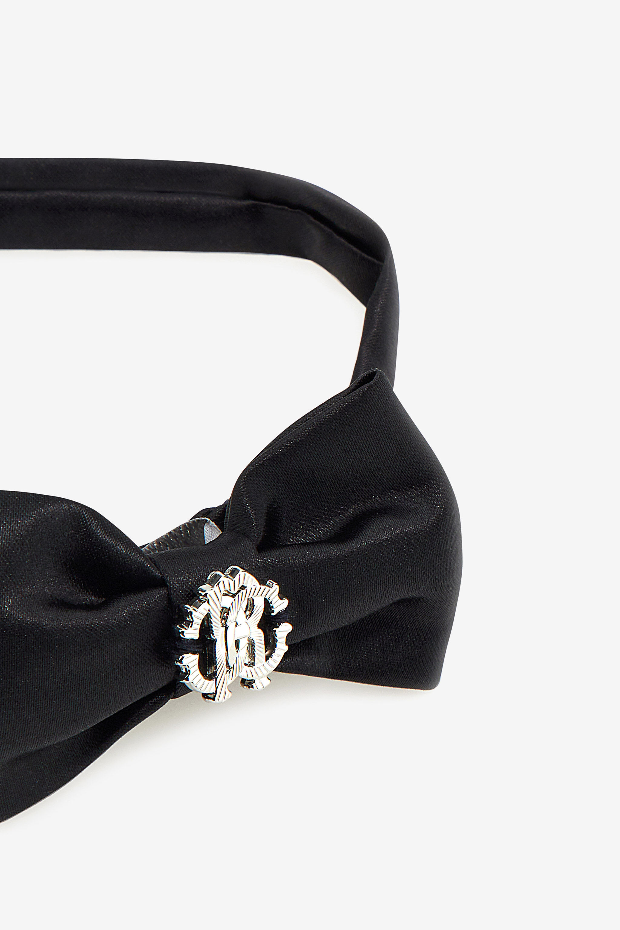 JU Nœud Papillon Avec Monogramme RC BLACK TJZ00A-FTJ06