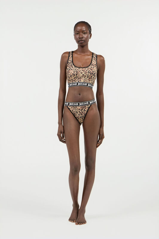 JC Reggiseno Stampa Jaguar Skin CREMINO BIS UFU007-UF204