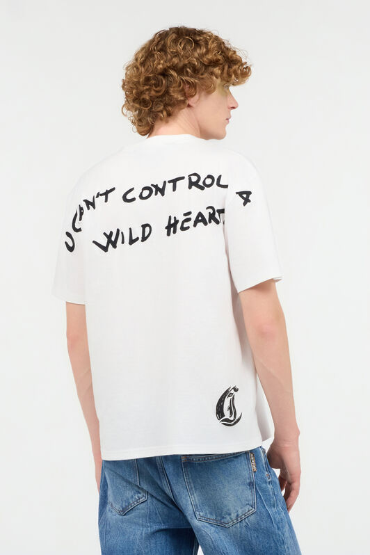 JC T-Shirt With Heart White UFT035-UF055