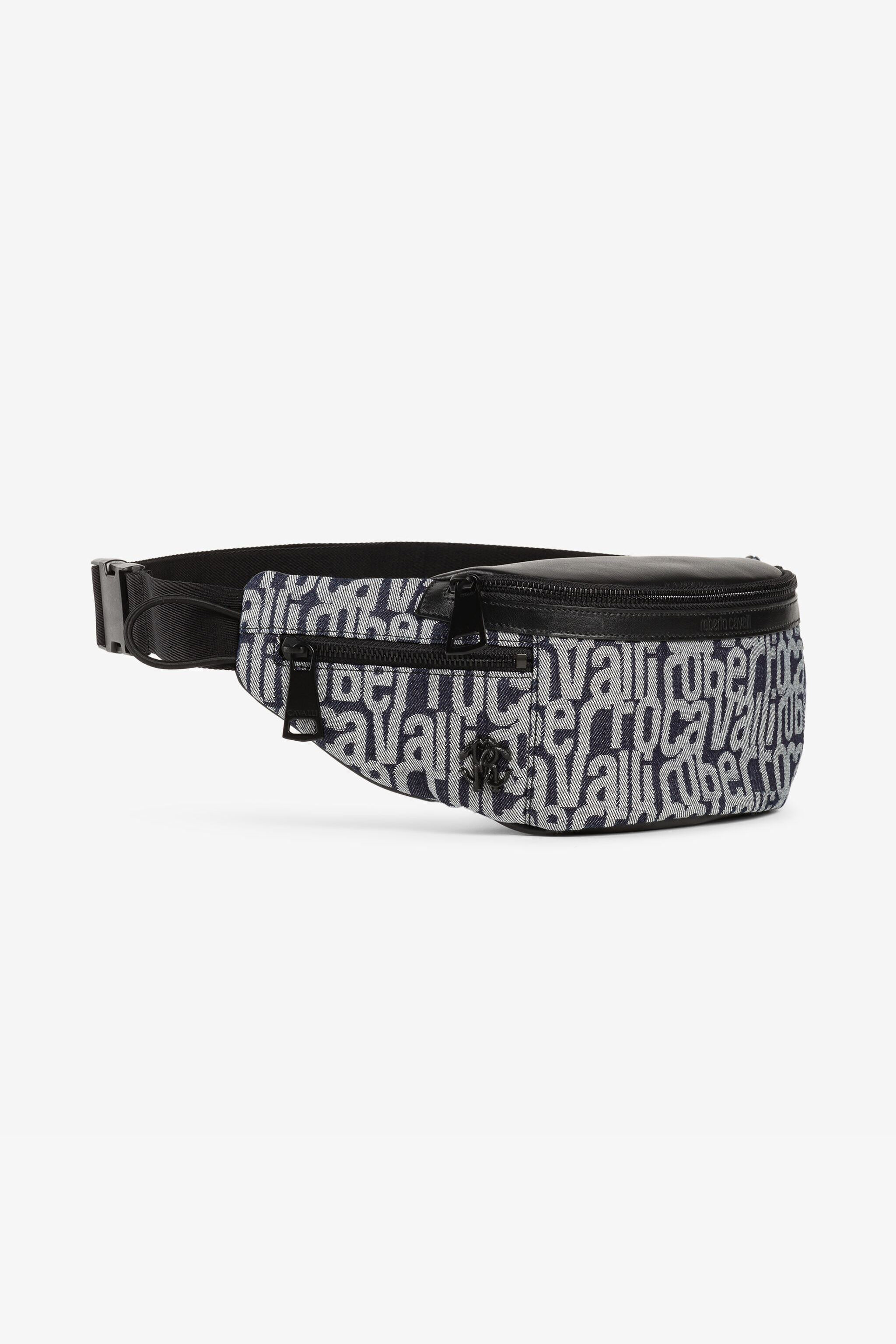 RC Logo-Jacquard Belt Bag Dark blue/Dark gray RRB003-FKJ01