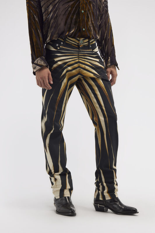 RC Jeans slim stampa Ray of Gold Oro RMJ211-DXI34