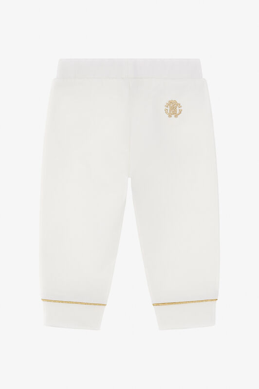 JU Pantalon à Logo RC Blanc TJT200-CF050