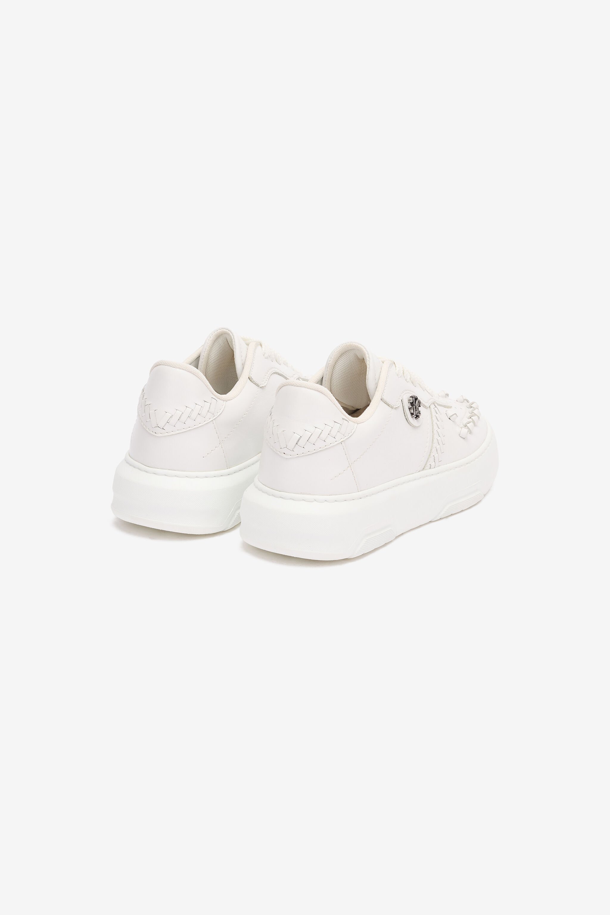 RC Sneakers With Embossed Inserts White UKS035-PZ590