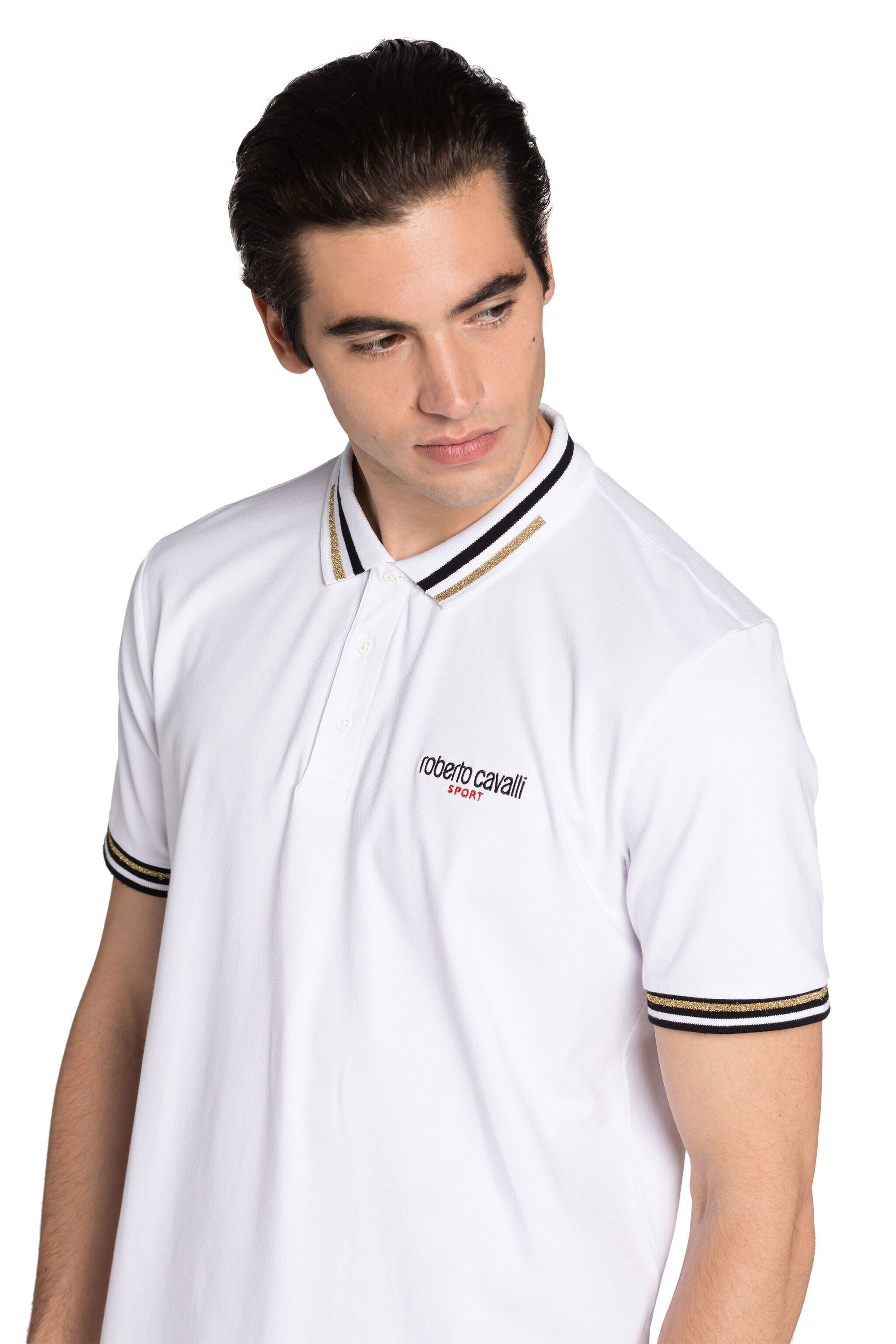 UG Logo-Embroidered Polo Shirt OPTIC WHITE JYX15T-KB010