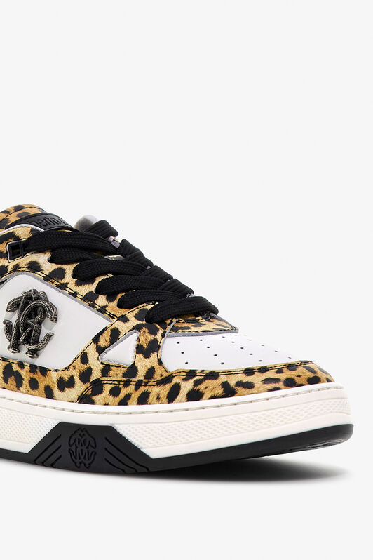 RC Low-Top Sneakers with Jaguar Print Light Brown SKS045-PZA90