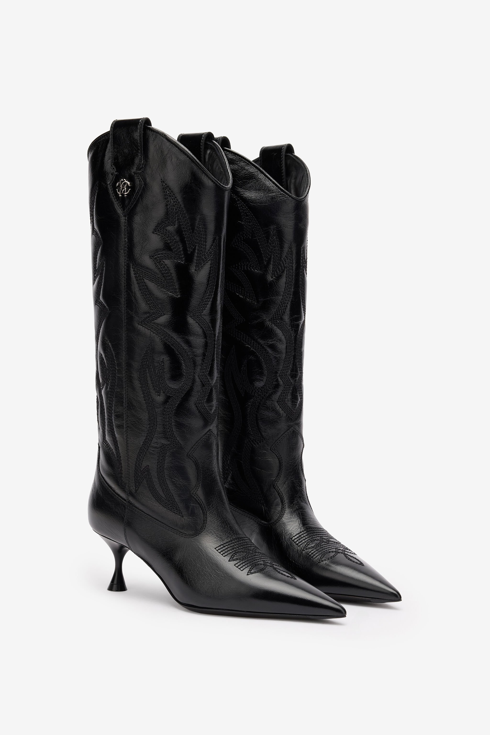 RC Bottes À Motif Flammé Noir UKS025-PZC66