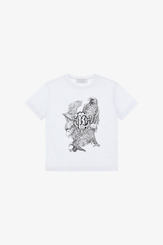 JU Printed T-shirt White TJT60U-JD001