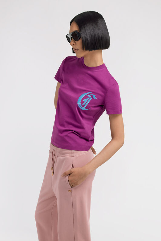 JC Just Cavalli T-shirt Purple TFT108-TF164