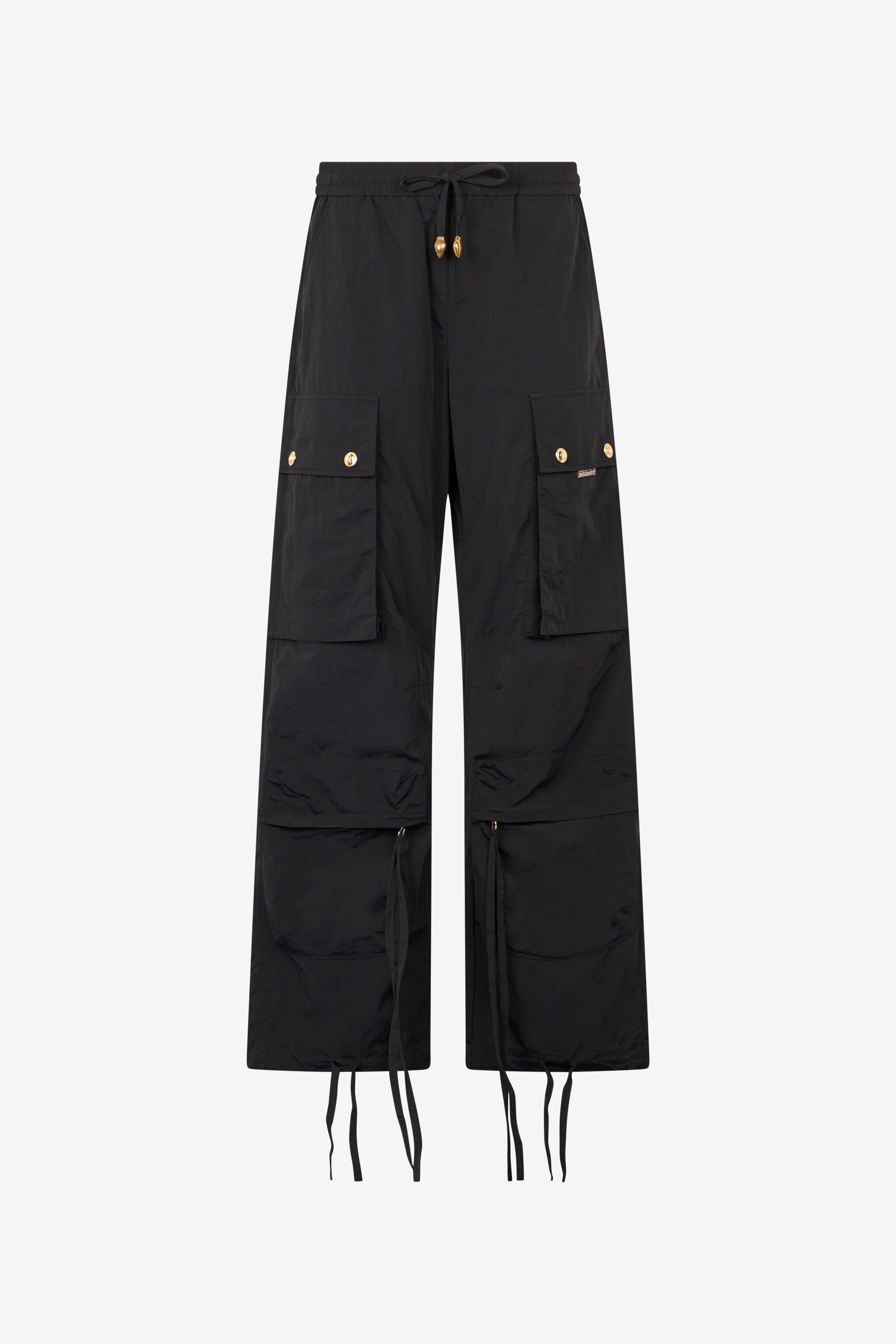 JC Multipocket Pants With Drawstring Black TFT089-TF119