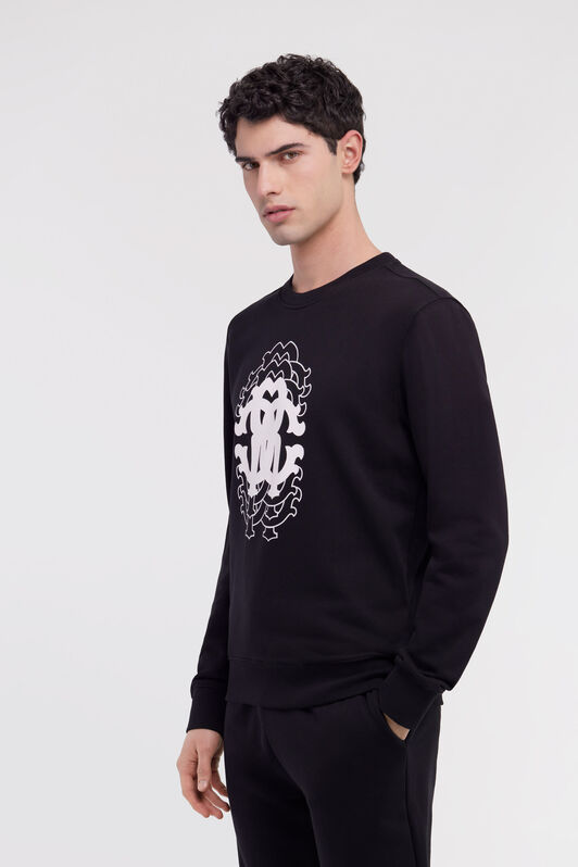 RC Printed sweatshirt Negro NOT66C-CF052