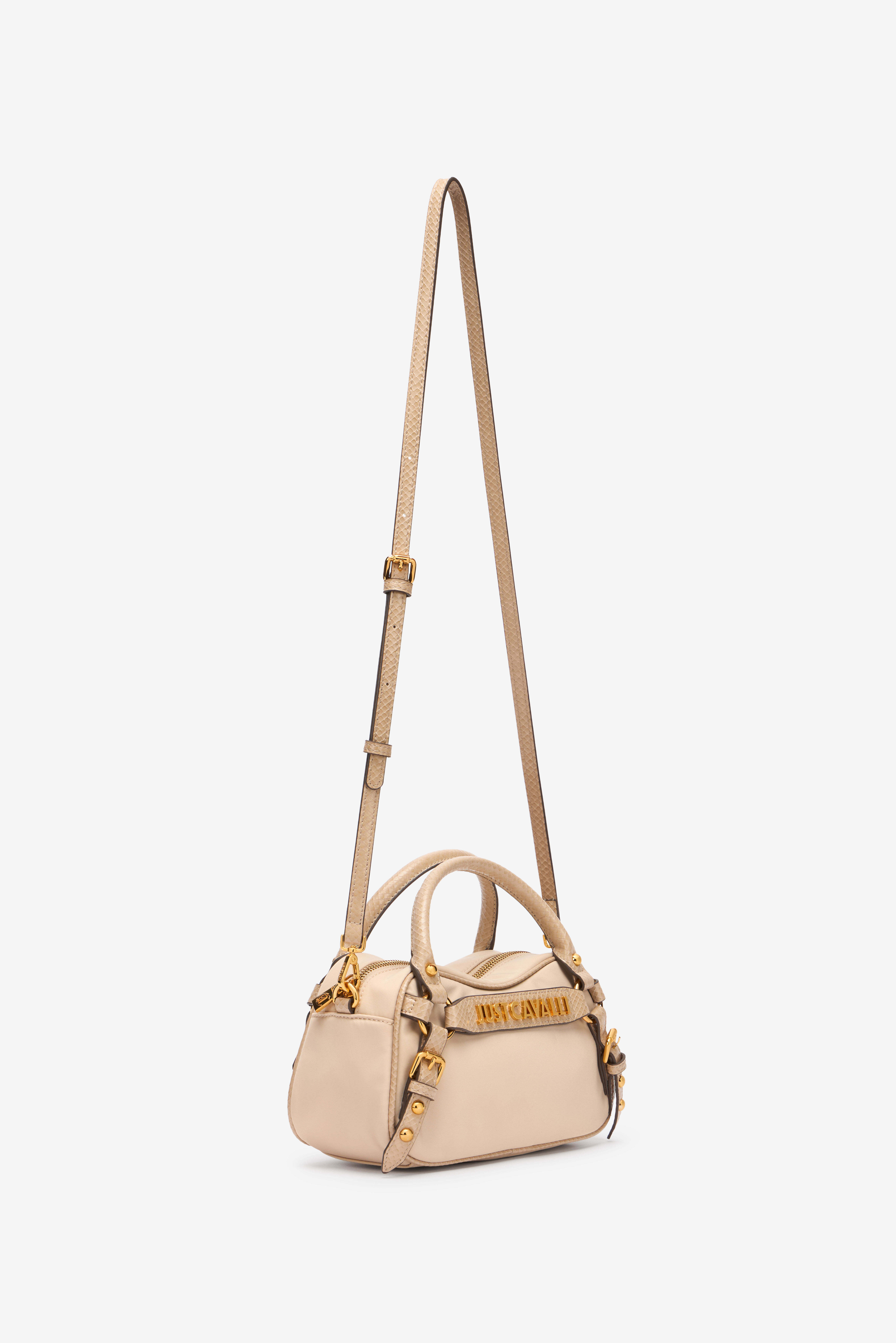JC Beige Mini Bowling Bag With Logo DOE UFB103-UF472