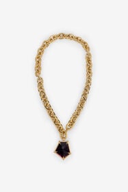 RC Gold Necklace L.GOLD/WINE TWG010-AM002