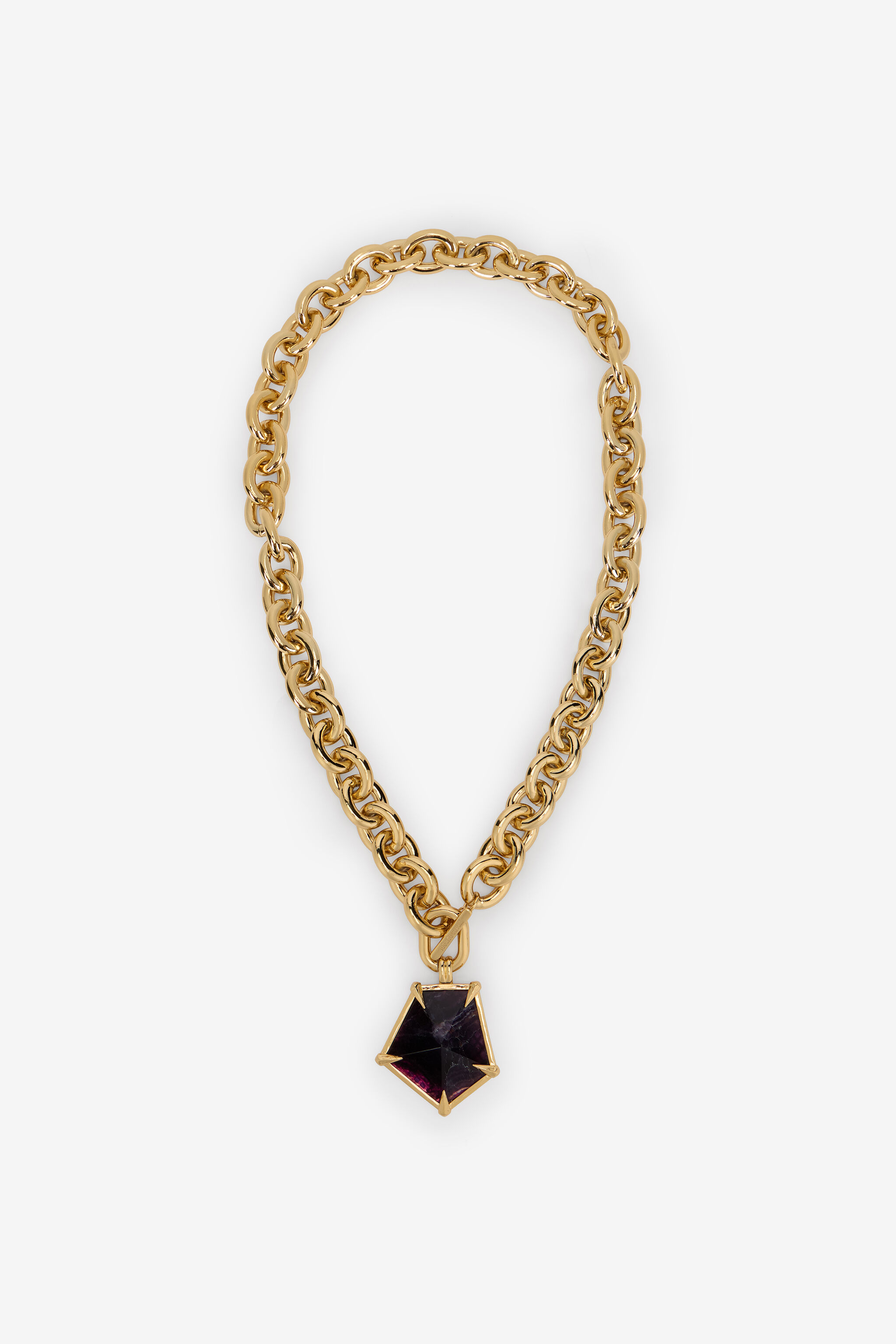 RC Gold Necklace L.GOLD/WINE TWG010-AM002