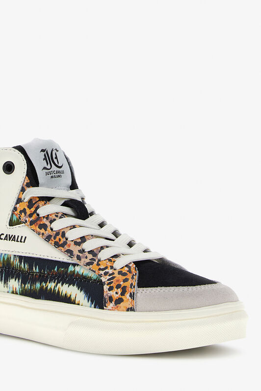 JC Just Cavalli sneakers Bleu clair/Noir SFS117-SF446