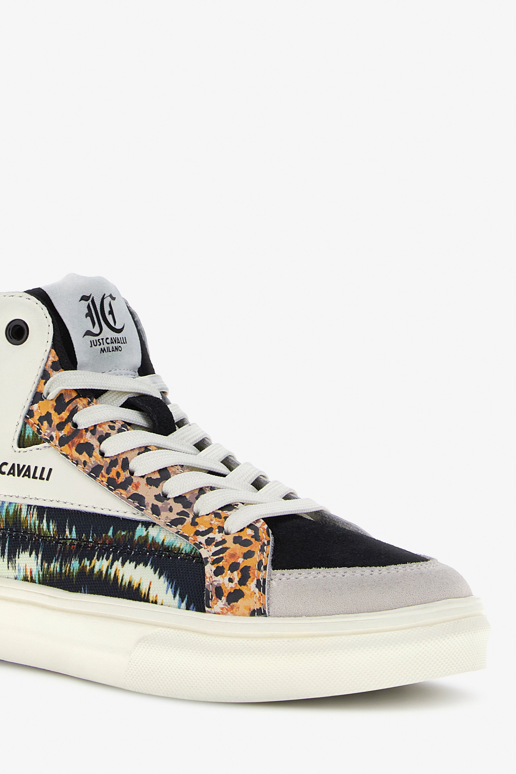 JC Just Cavalli sneakers Bleu clair/Noir SFS117-SF446