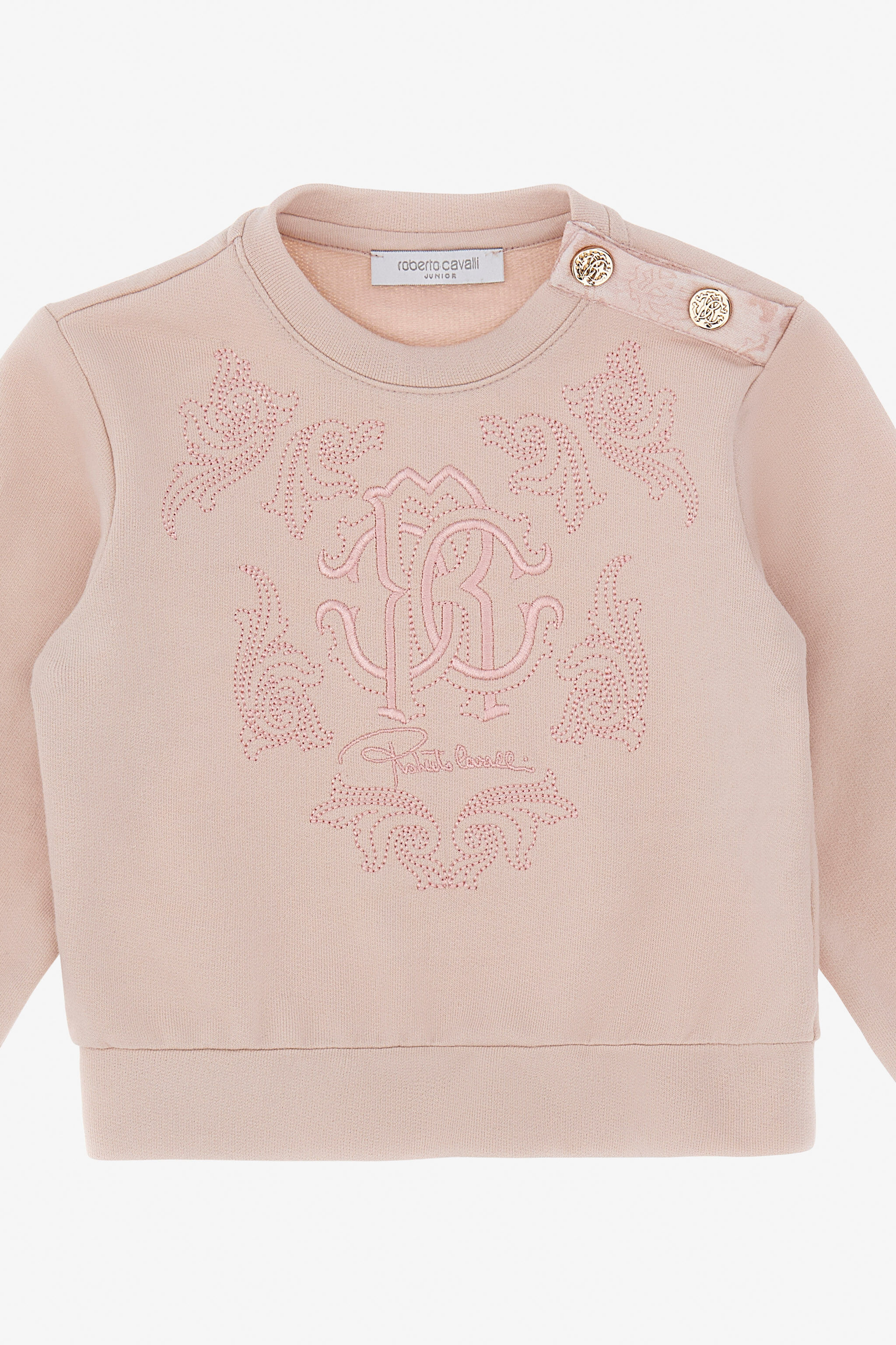 JU Sweatshirt Mit Dekostickerei ROSE TJT660-CF050