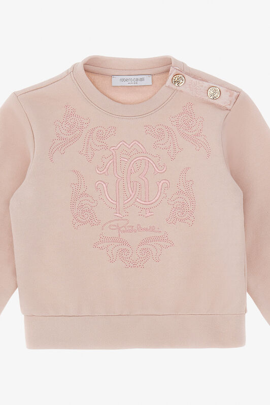 JU Sweatshirt Mit Dekostickerei JU Sweatshirt Mit Dekostickerei ROSE TJT660-CF050