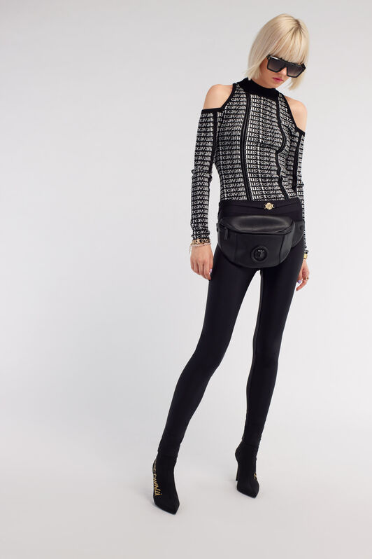 JC Just Cavalli Leggings BLACK RKT831-RK325