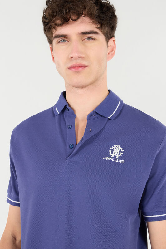 RC Polo With RC Monogram And Logo Dark blue POT64B-KB001