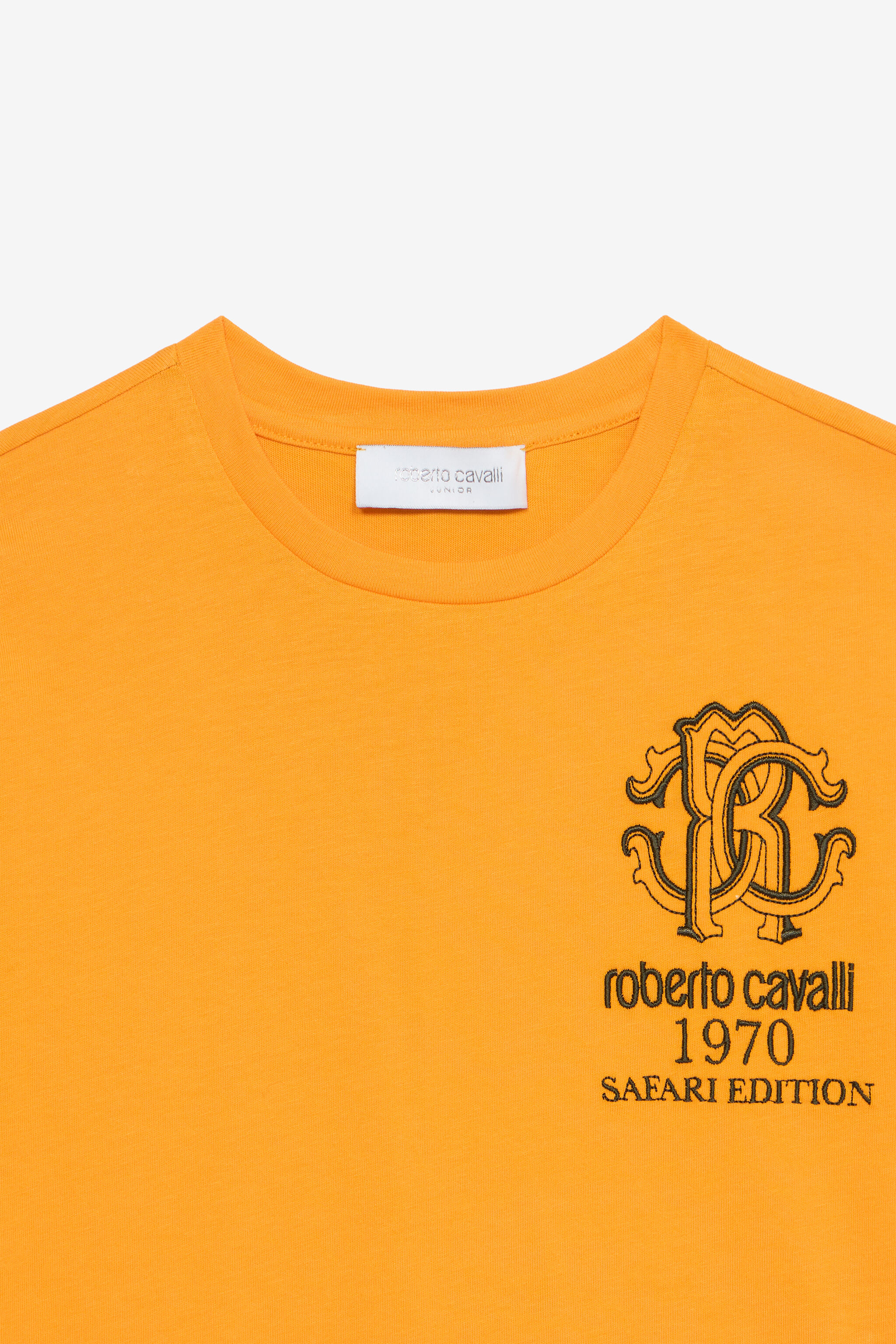 JU T-Shirt Édition Safari Avec Monogramme RC Et Logo Orange UJT60E-JD001
