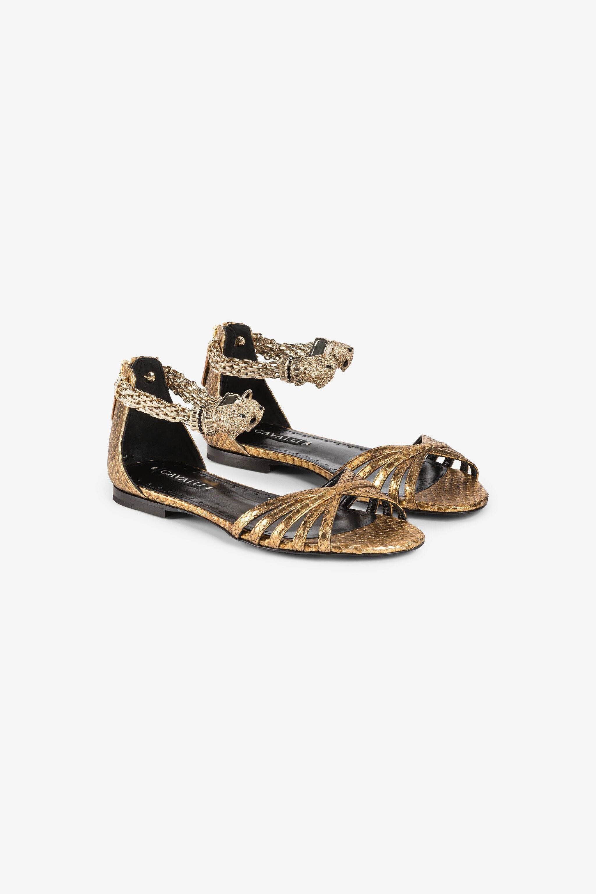 Sandale peau de serpent new arrivals
