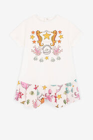 ${brand} Abito con stampa a maniche corte ${colorDescription} ${masterID}
