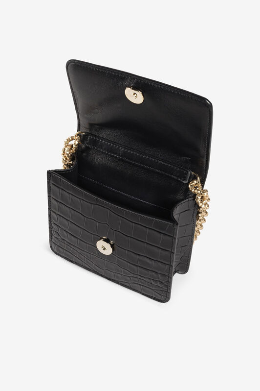 RC Small Roar Crystal-Embellished Shoulder Bag RC Small Roar Crystal-Embellished Shoulder Bag Black QKB025-PZ055