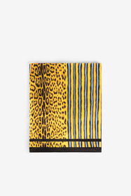 ${brand} Patchwork leopard-print beach towel ${colorDescription} ${masterID}