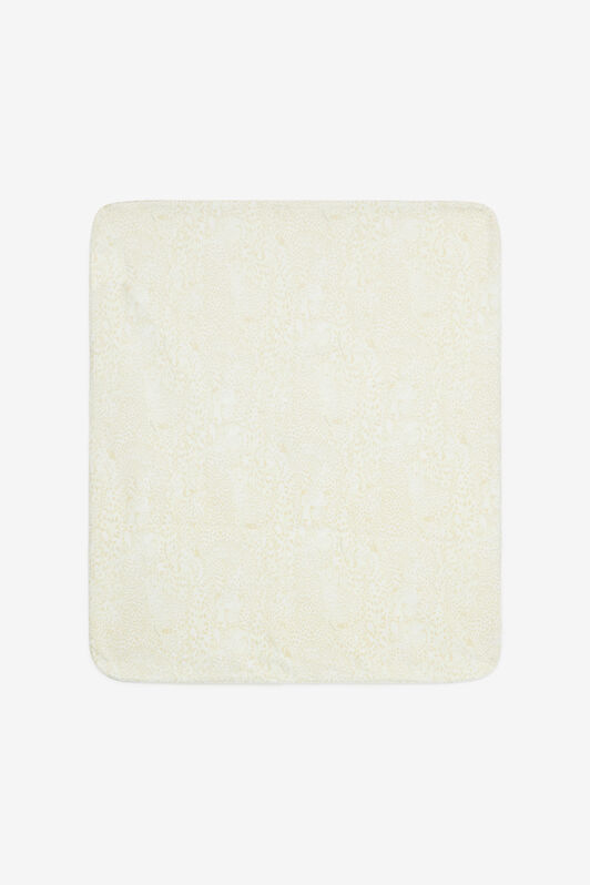 JU Coperta Con Stampa Ghepardi Avorio UJT802-JD001