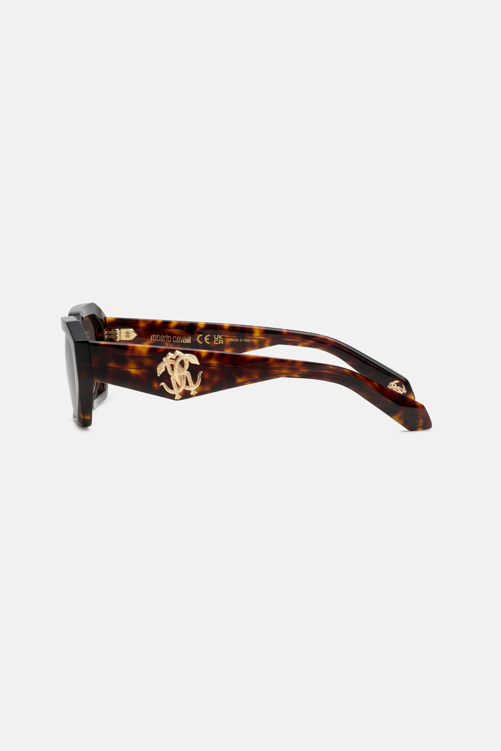 RC Sunglasses with wide rectangular front and fangs Braun ALD031-ID194
