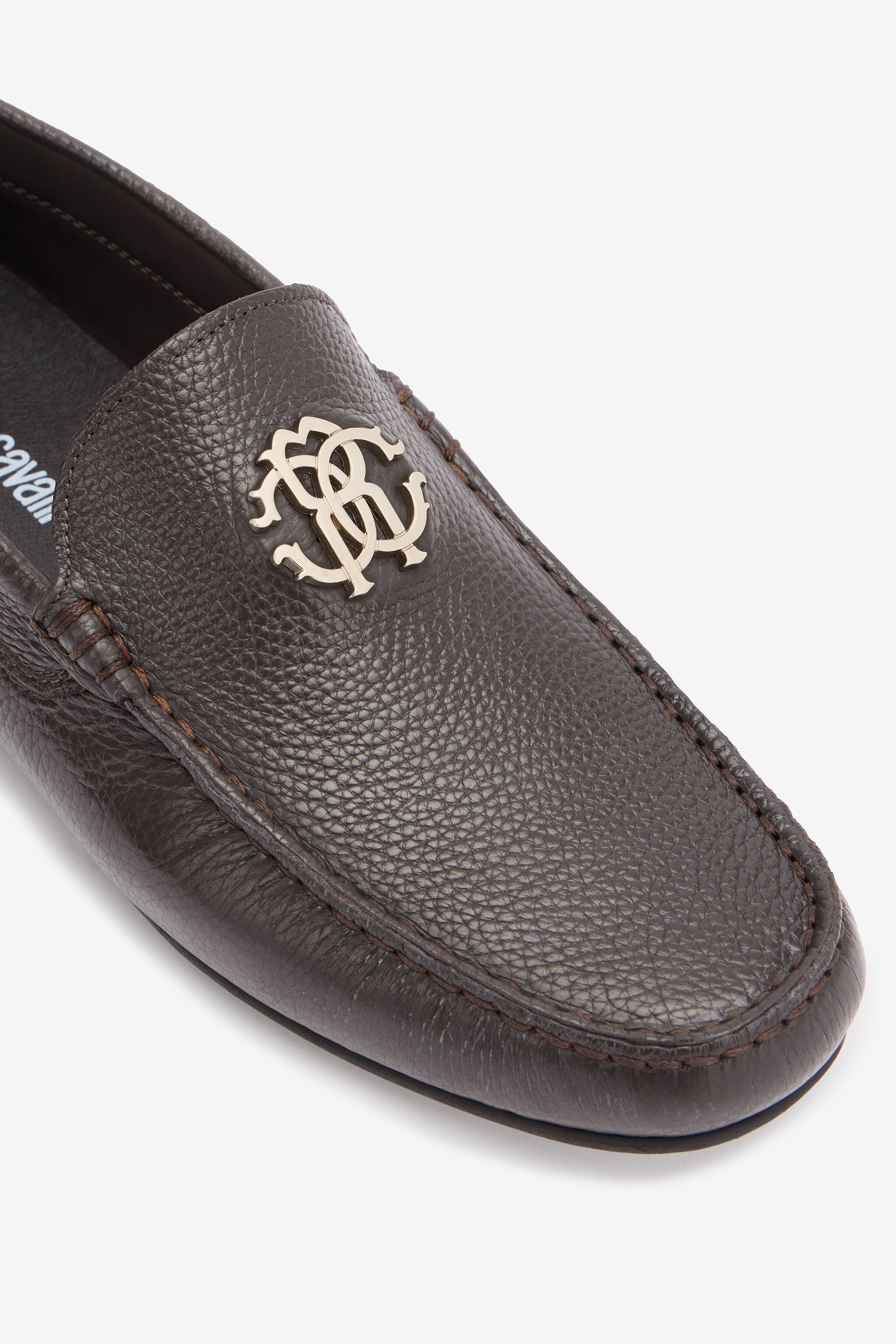 RC Mocasines Con Efecto Martillado Con Monograma RC TESTA DI MORO POS00G-PI001