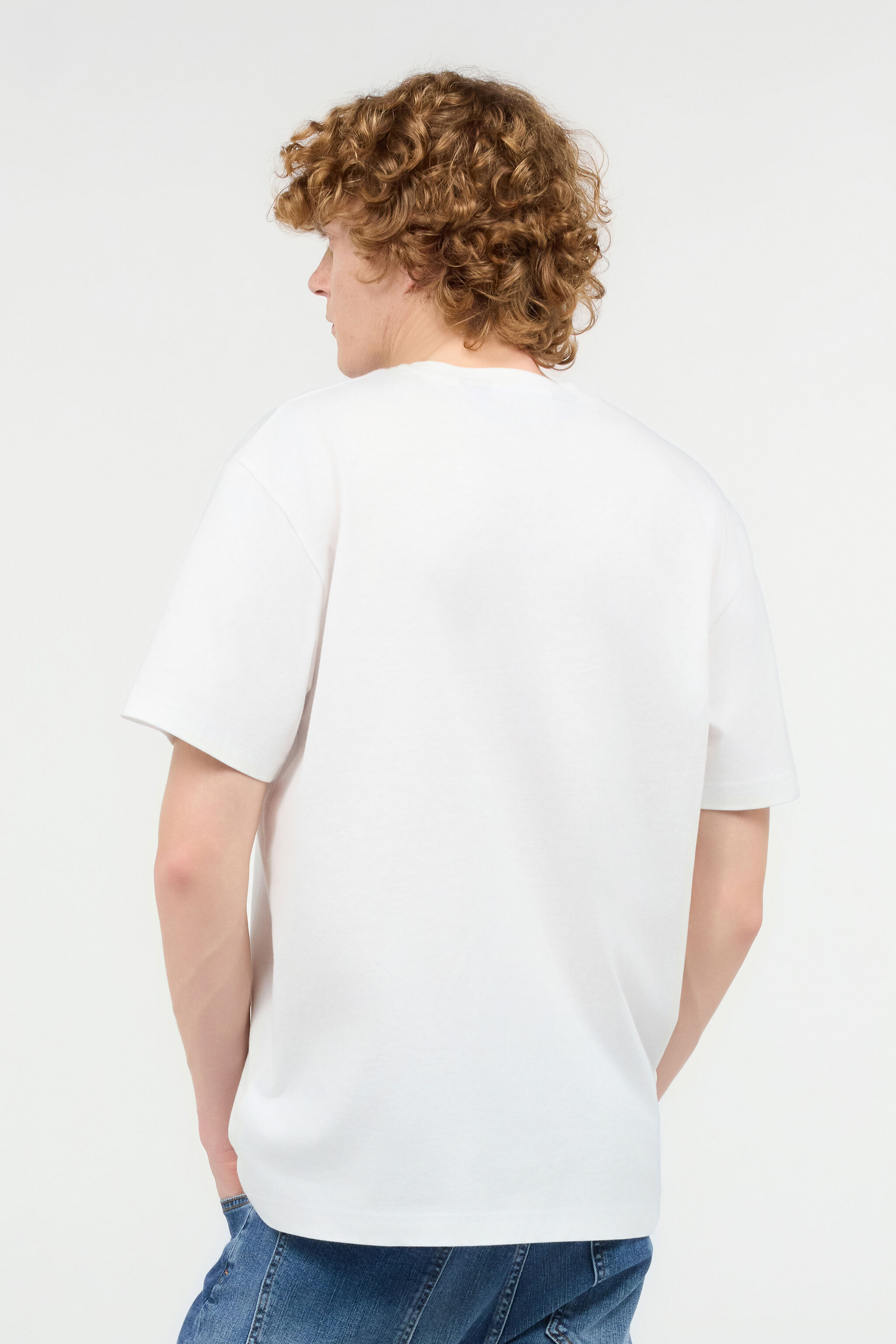 JC T-Shirt Mit Logo-Print Vorn Weiß UFT065-UF085