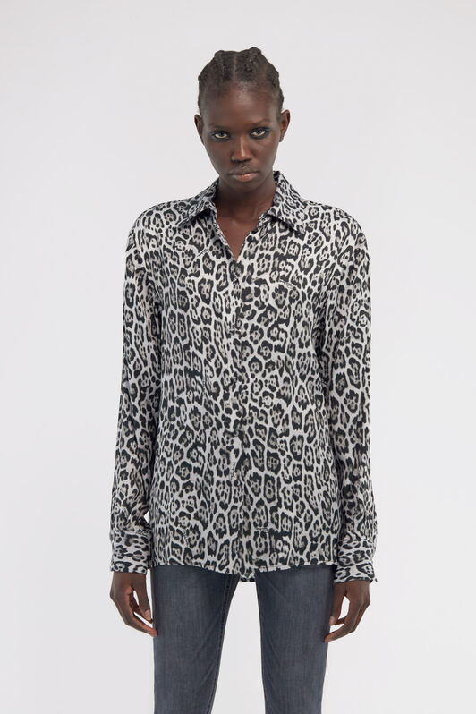 RC Shirt with jaguar print GREY NOT70A-FXM81
