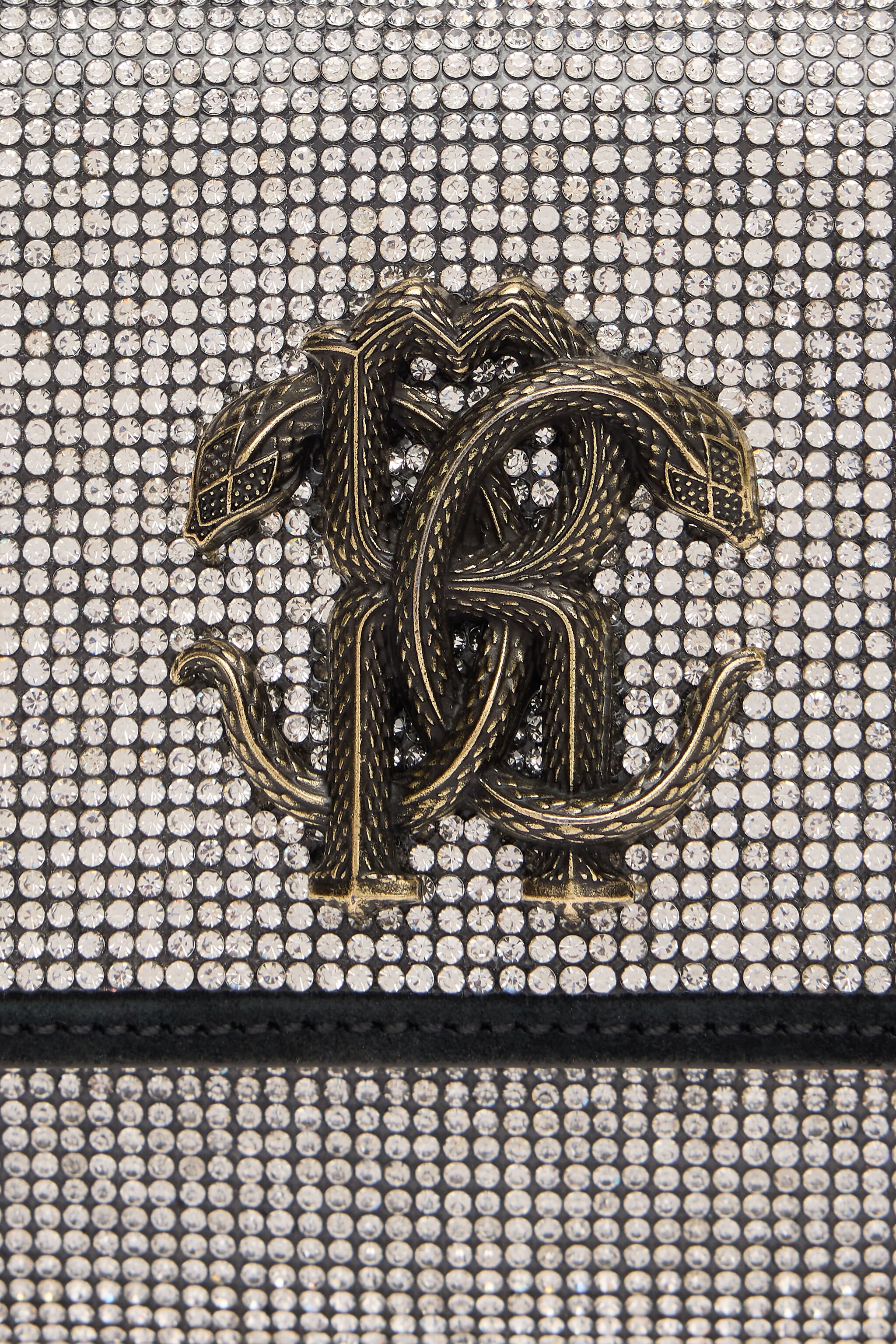 RC Pochette Con Cristalli E Monogram Mirror Snake CRYSTAL POB00D-PZO09