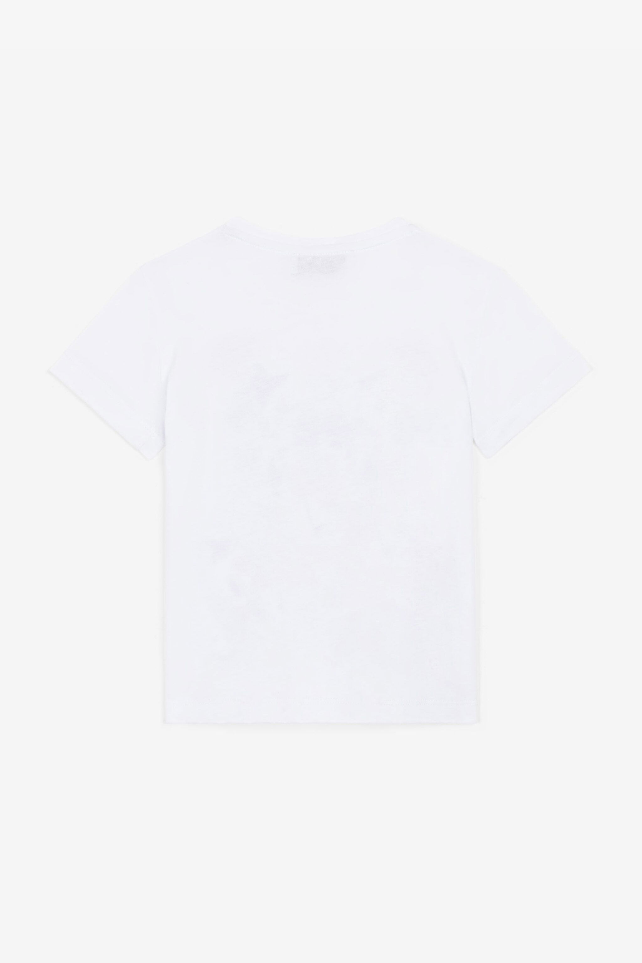 JU Floral-Print Cotton T-Shirt White RJT636-JD001