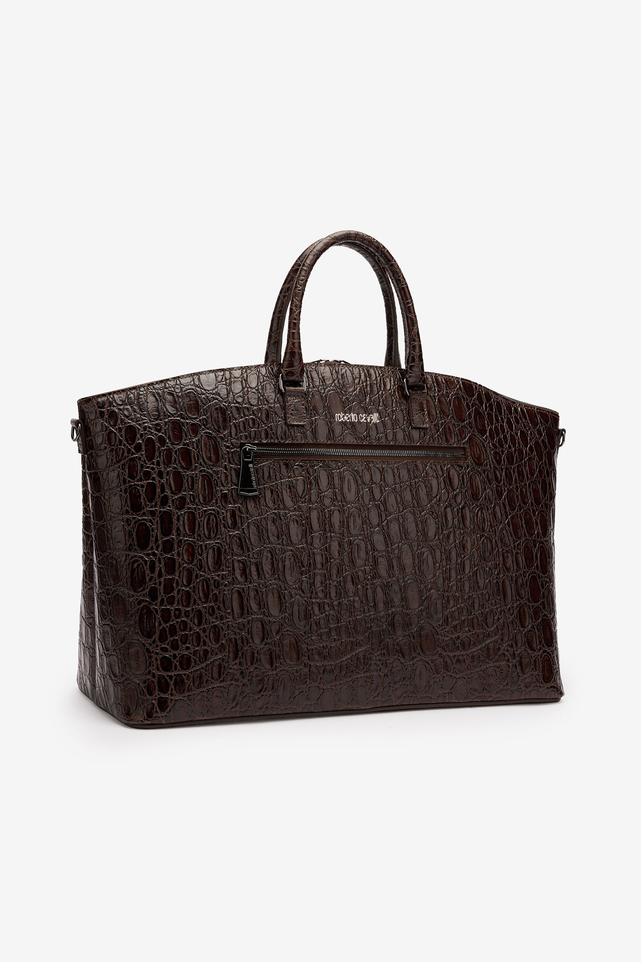 RC Bolso estampado cocodrilo con bandolera Marrón URB004-PZU02