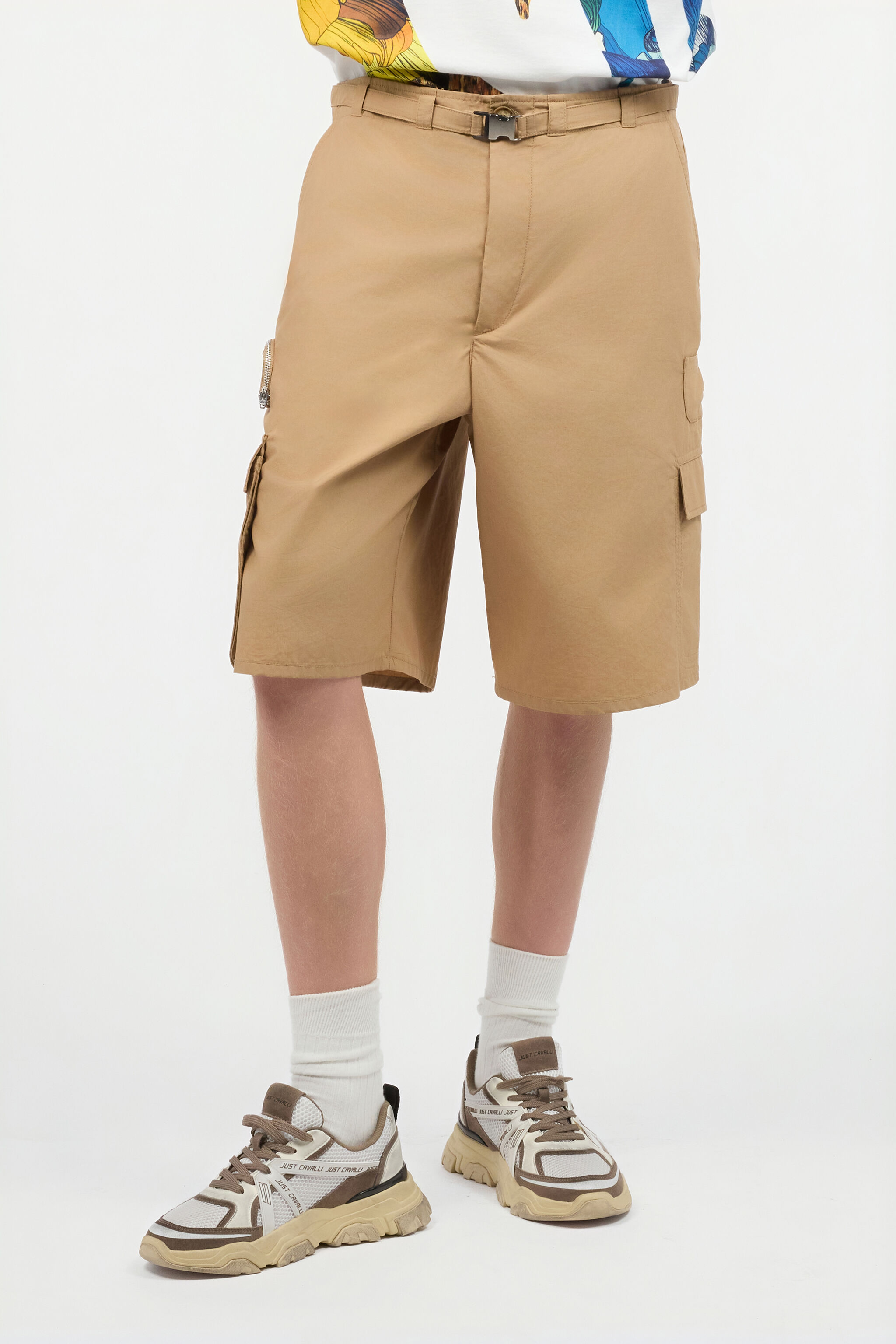 JC Cargoshorts Mit Gürtel Braun UFT012-UF032