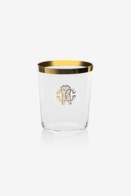 ${brand} MONOGRAM GOLD - SET 2 BICCHIERI ${colorDescription} ${masterID}