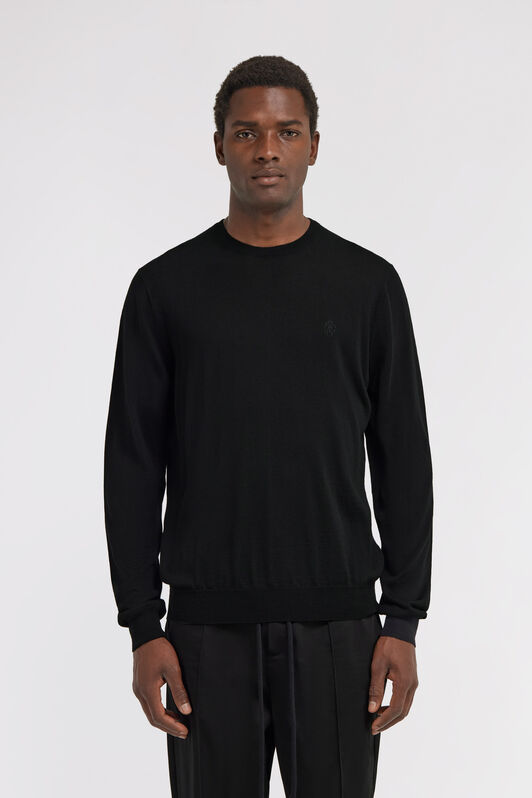 RC Maglione girocollo Nero SRM620-MA006