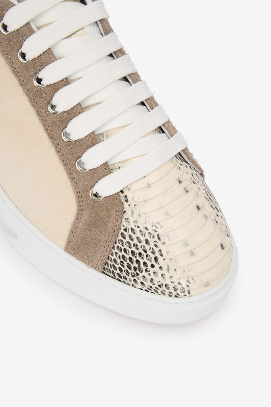 RC Sneakers With Cobra Inserts BEIGE/ANT SILVER URS060-PC299