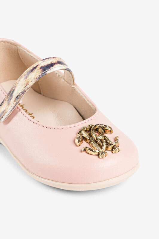 JU Mirror Snake Mary Jane Shoes JU Mirror Snake Mary Jane Shoes Pink PJT896-JFF13