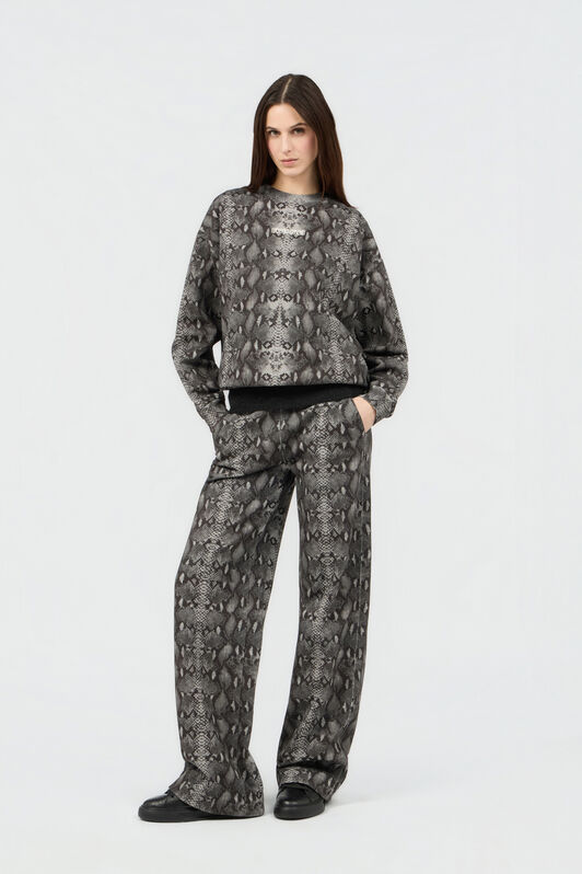 RC Sweatshirt Mit Python-Print PYTHON DARK GREY SOT66L-CF050