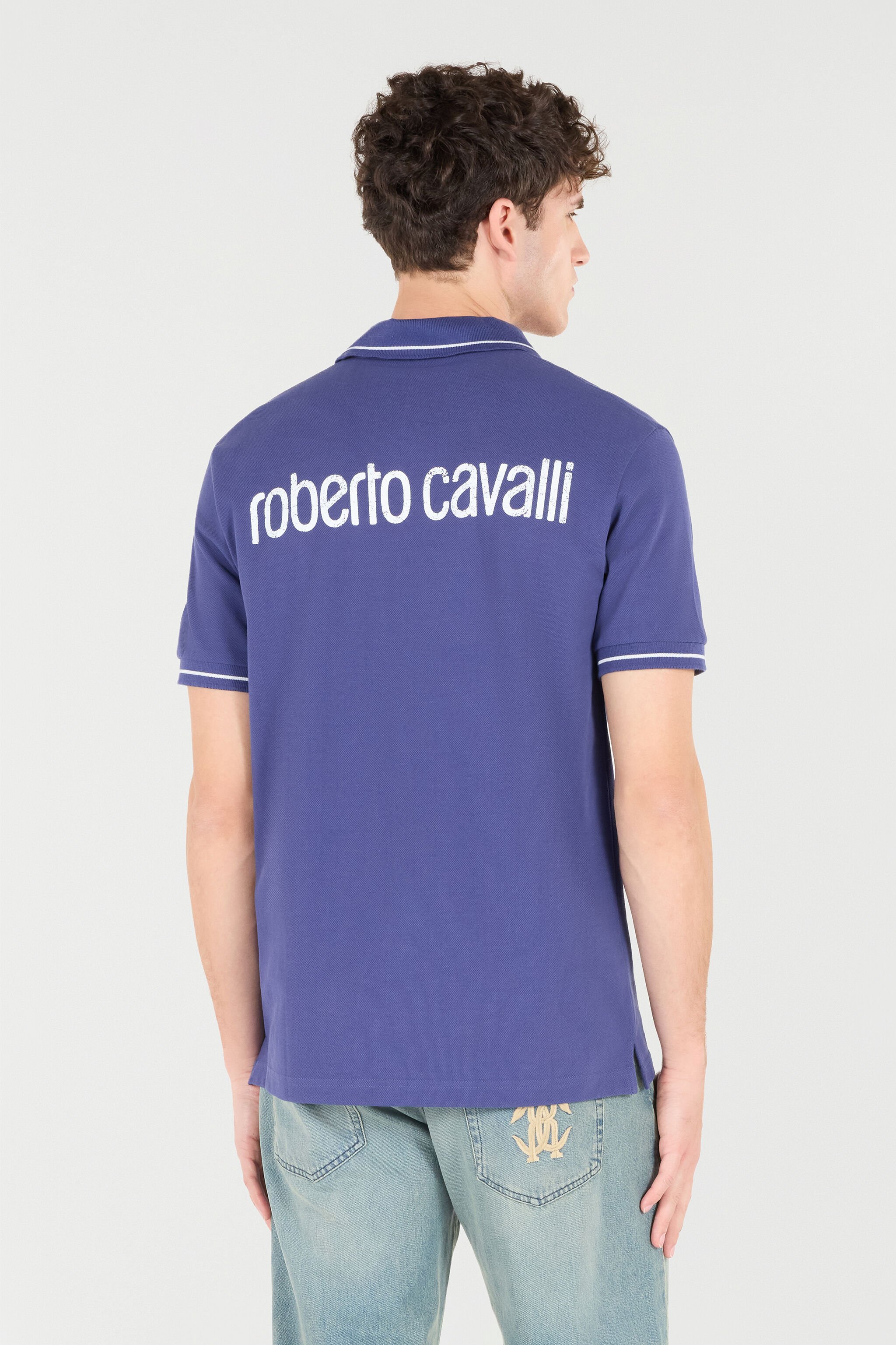 RC Polo With RC Monogram And Logo Dark blue POT64B-KB001