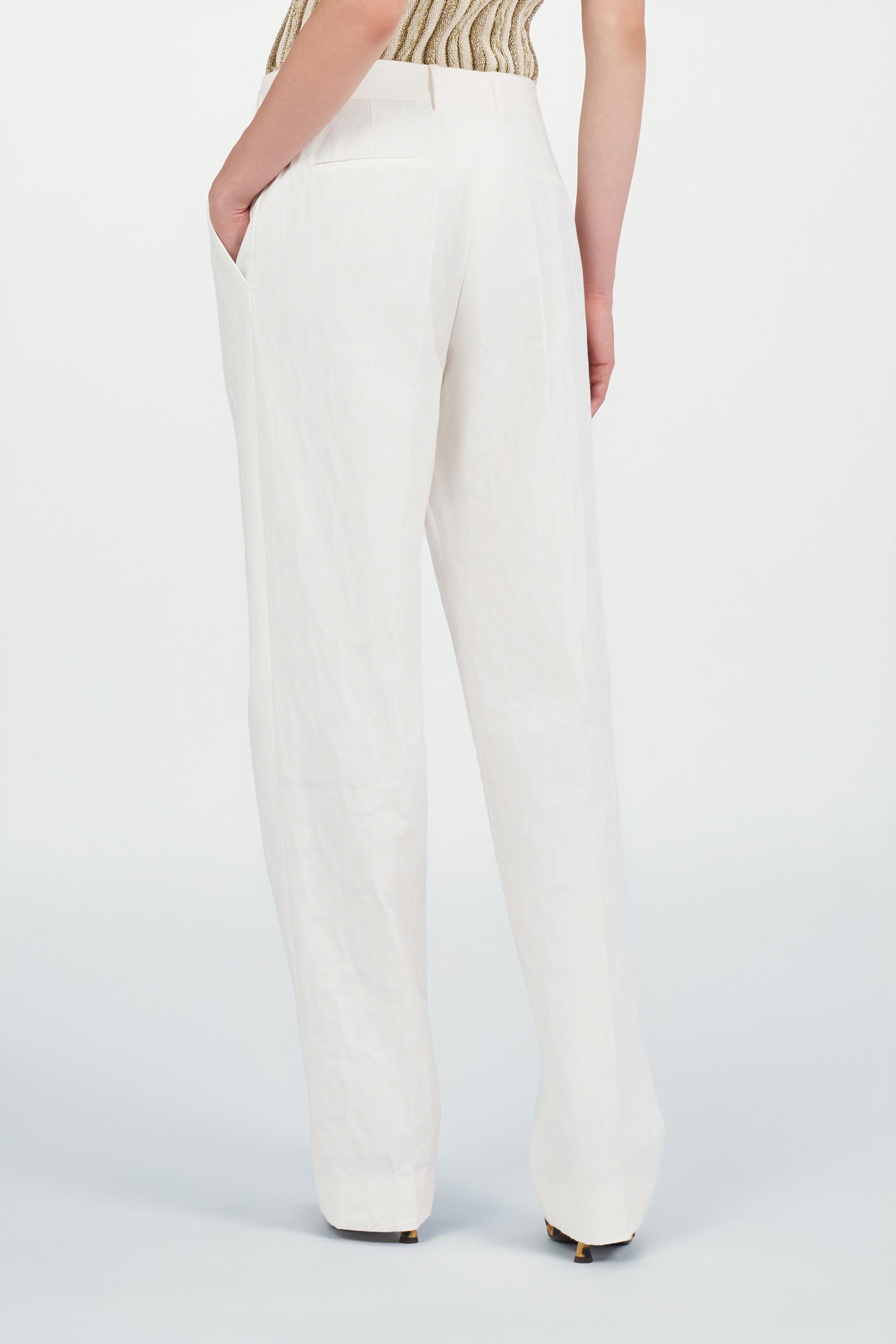 RC Palazzo-Hosen WHITE WQT205-CH090