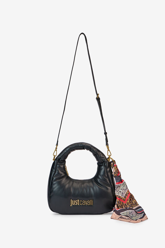 JC Just Cavalli Glamorous Shoulder Bag BLACK VFB066-VF827