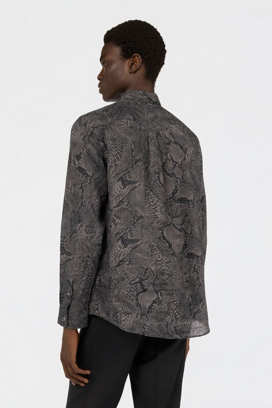 RC Python Print Shirt BLACK SOT70I-LG001