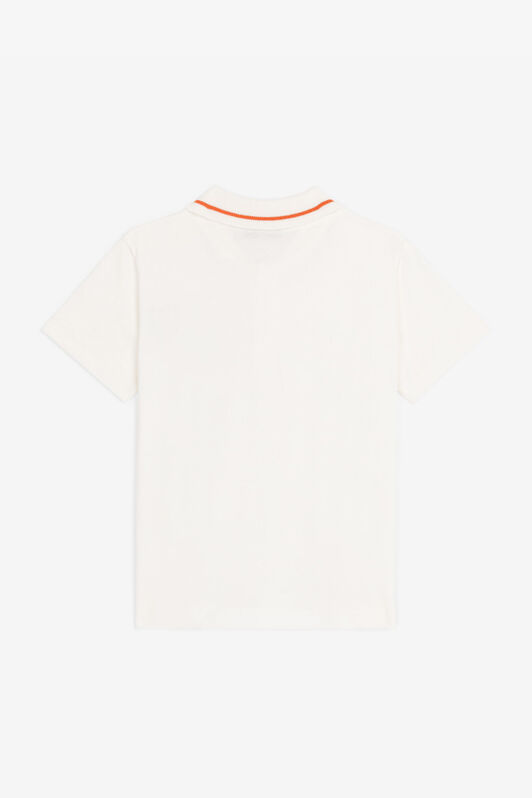 JU RC Monogram Cotton Polo Shirt White RJT60F-JD001