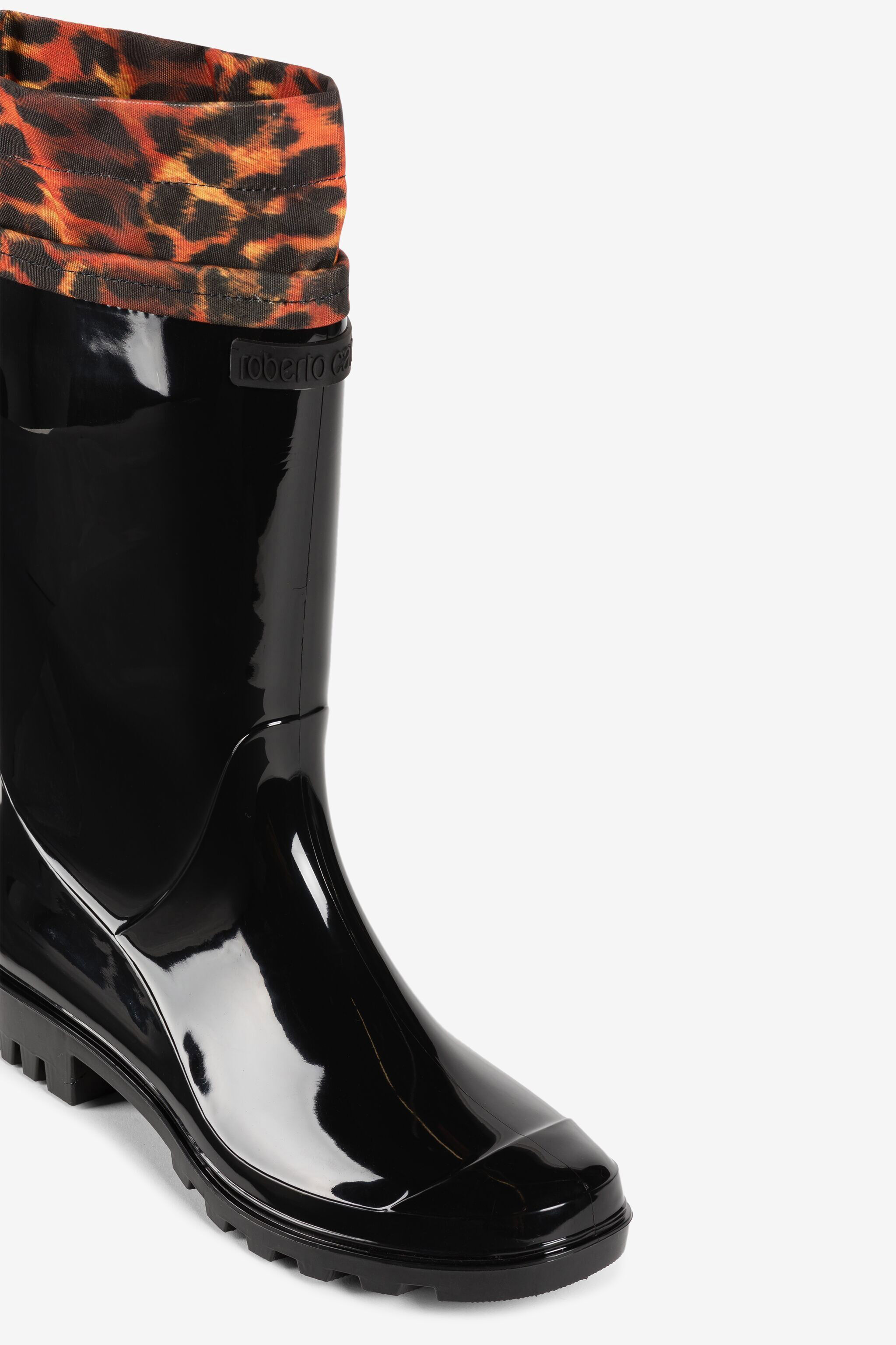 RC Cheetah-Print Boots Black JSS001-AB076