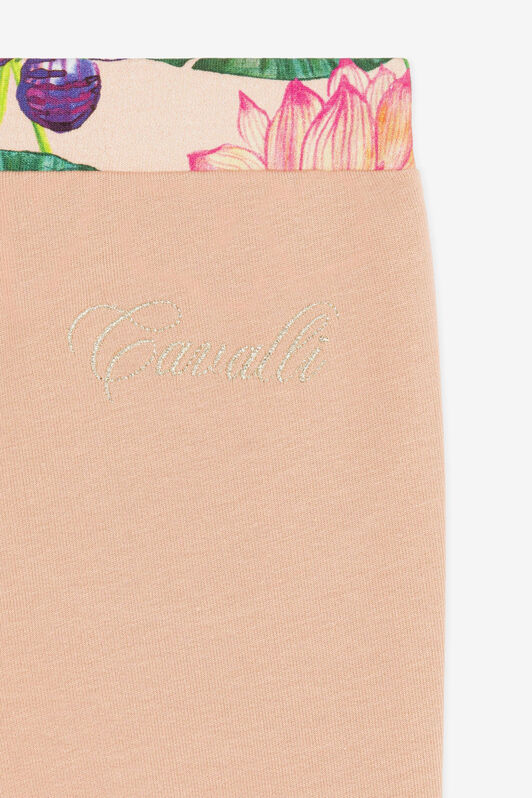JU Flower-Print Sweatpants Pink PJT257-CF050