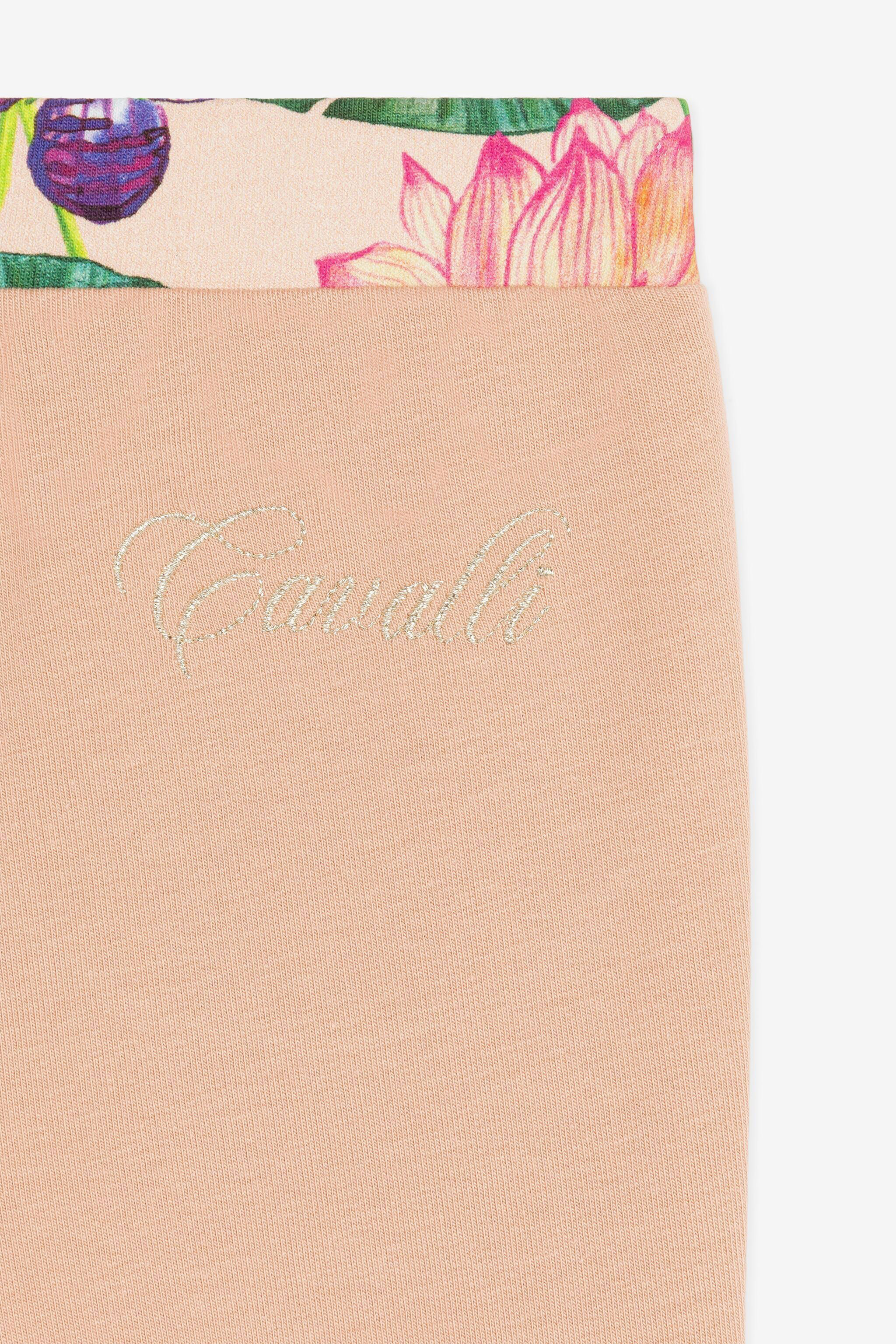 JU Flower-Print Sweatpants Pink PJT257-CF050